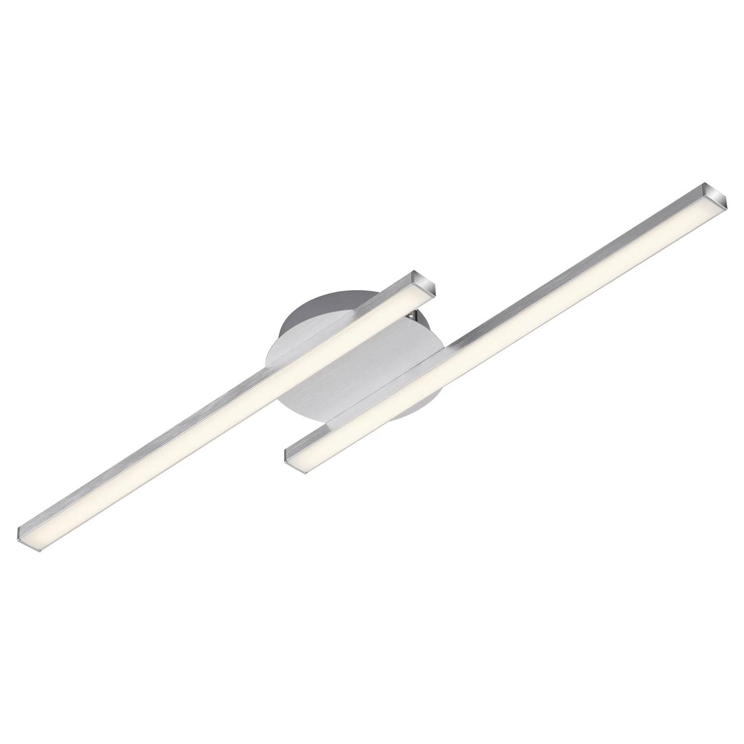 Briloner LED-Deckenleuchte Go 12 W Warmweiße Lichtfarbe Silber