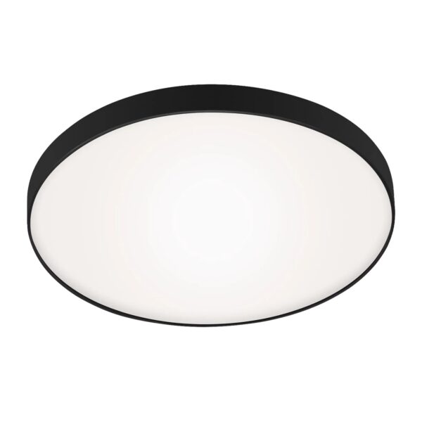 Briloner LED Bad-Deckenleuchte Malbona IP44 Neutralweiß 28,5 cm Weiß-Schwarz