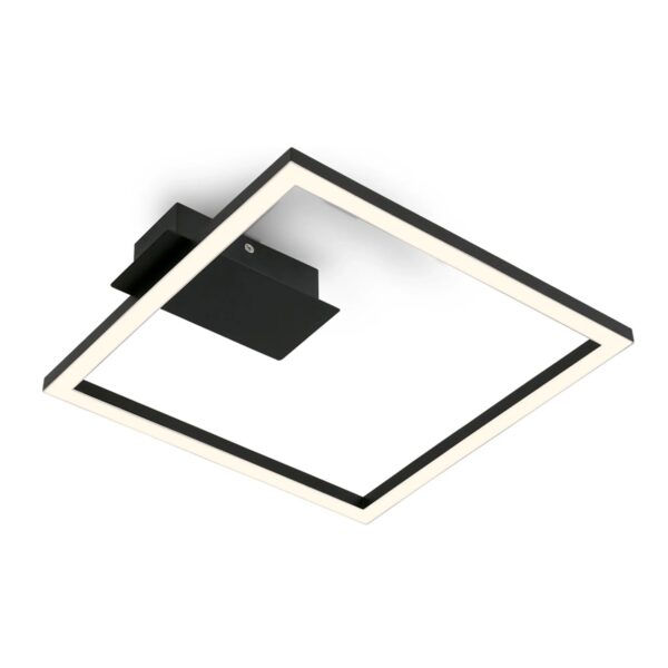 Brilo LED-Deckenleuchte Nici Warmweiße Lichtfarbe Schwarz 26,5 cmx 25 cm Brilo LED-Deckenleuchte Nici Warmweiße Lichtfarbe Schwarz 26,5 cmx 25 cm