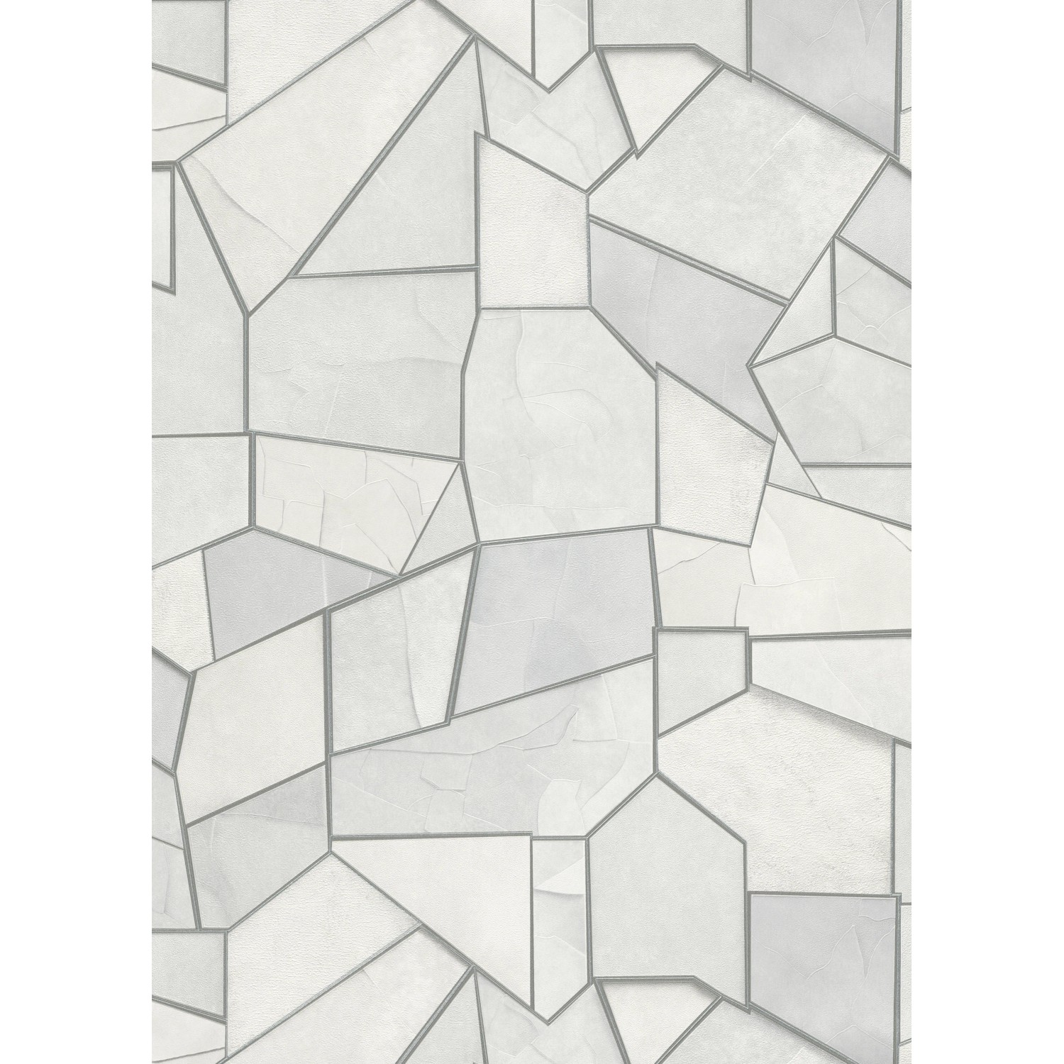 Erismann Vliestapete Elle Decoration 4 Mosaique Hellgrau