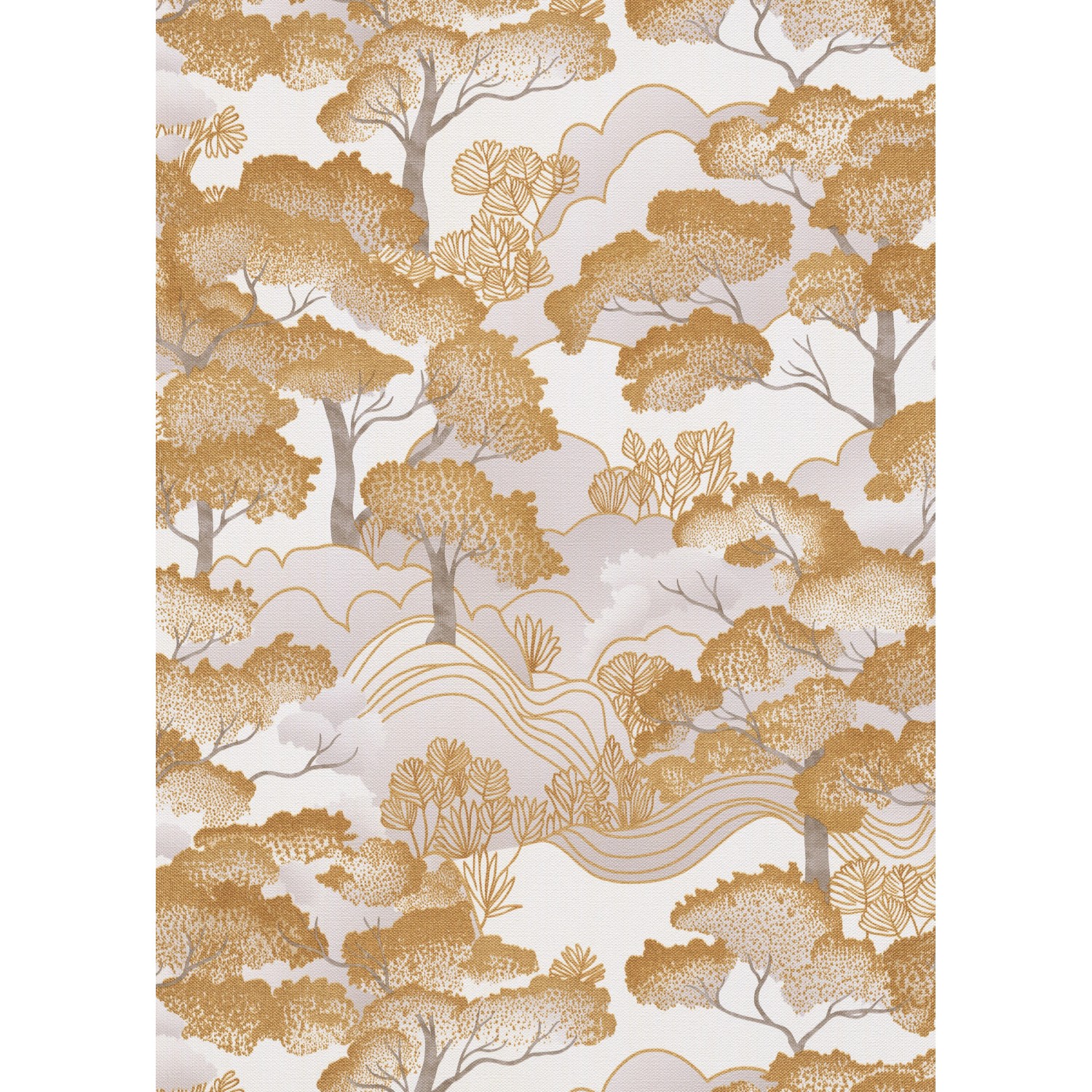 Erismann Vliestapete Elle Decoration 4 Golden Grove Gold