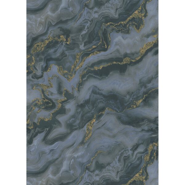 Erismann Vliestapete Elle Decoration 4 Mystic Spell Blau