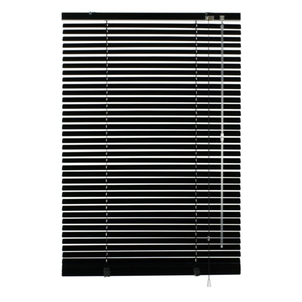 Gardinia Jalousie Aluminium 60 cm x 175 cm Schwarz