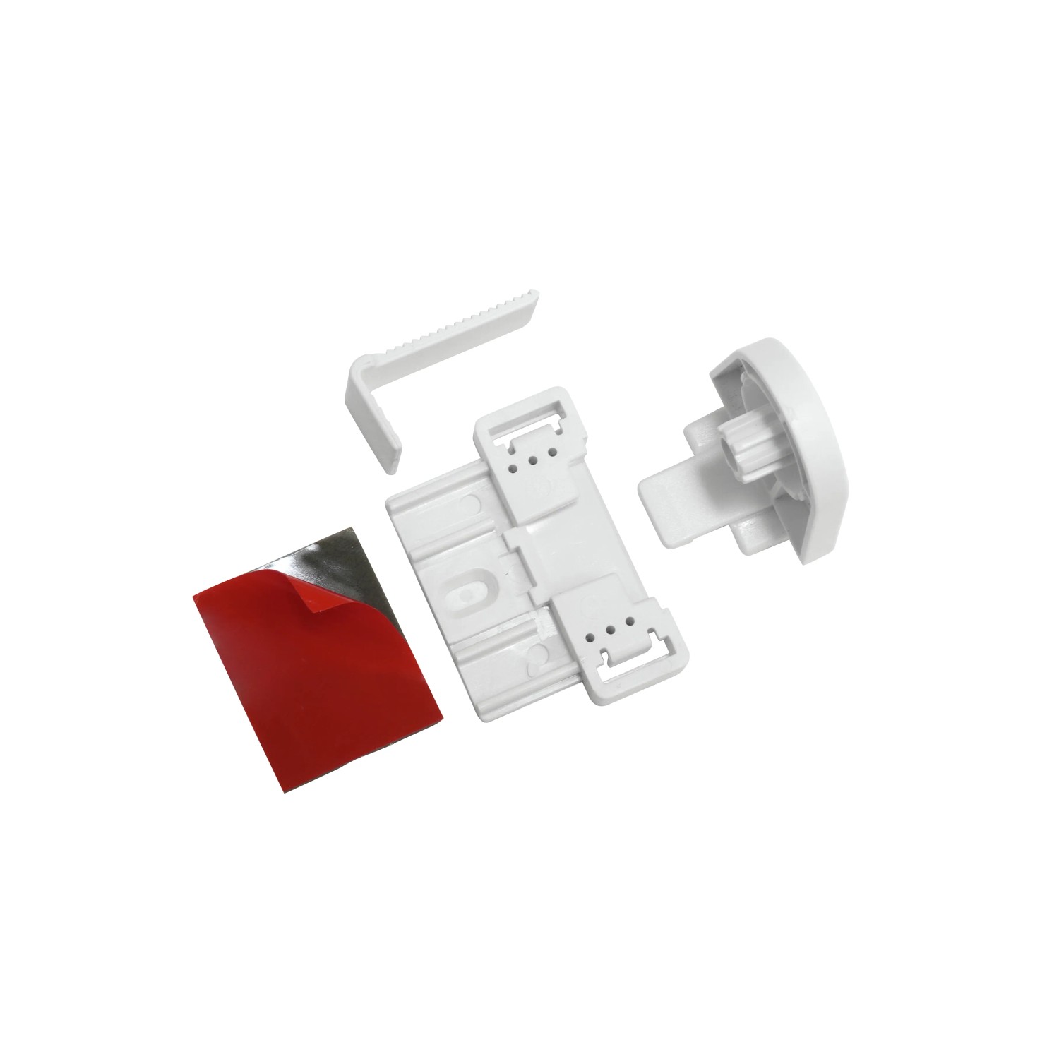 Gardinia Klebe- und Klemmset Easyfix EF-1 Weiß