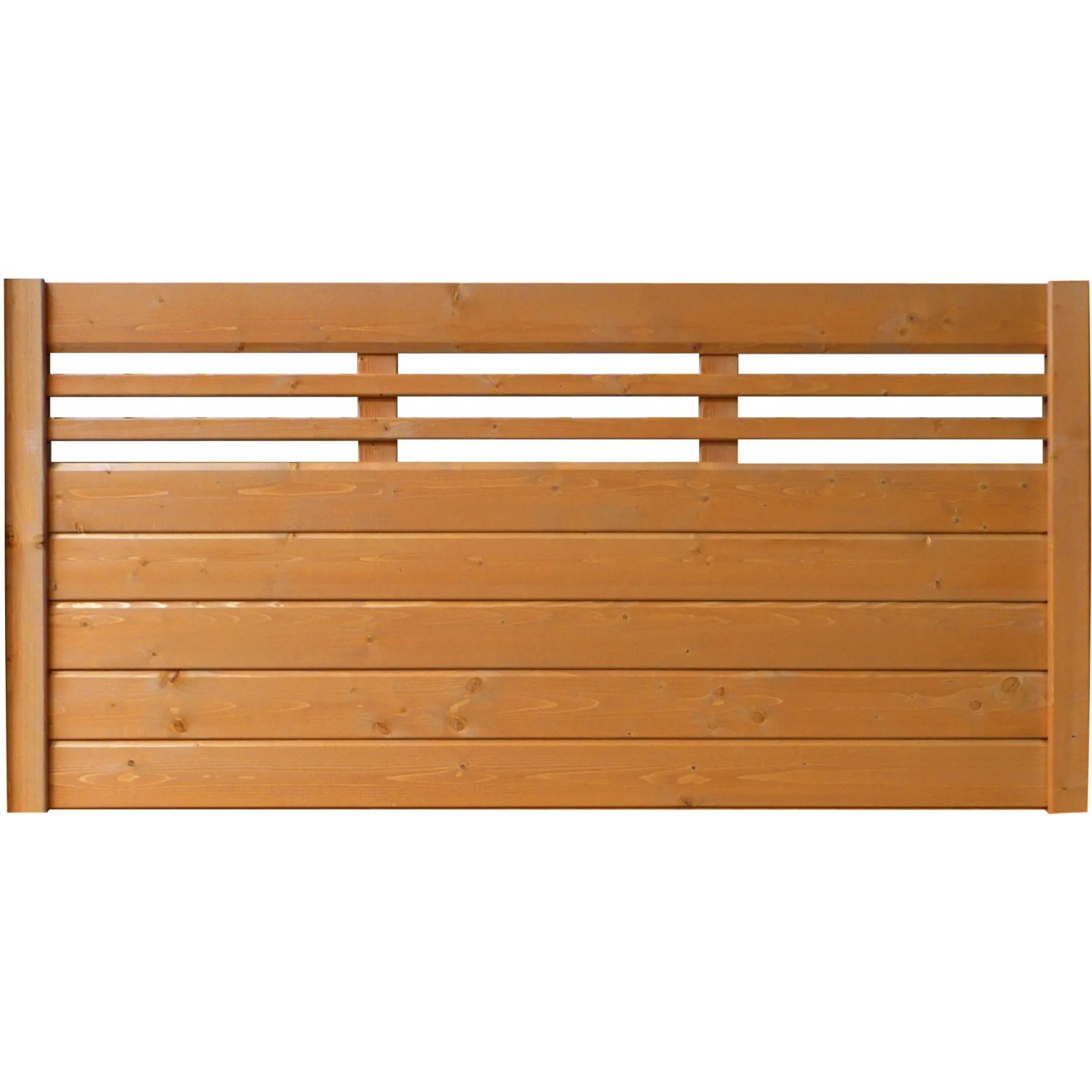 Sichtschutzzaun-Element Typ 137 180 cm x 90 cm Kirschbaumfarben