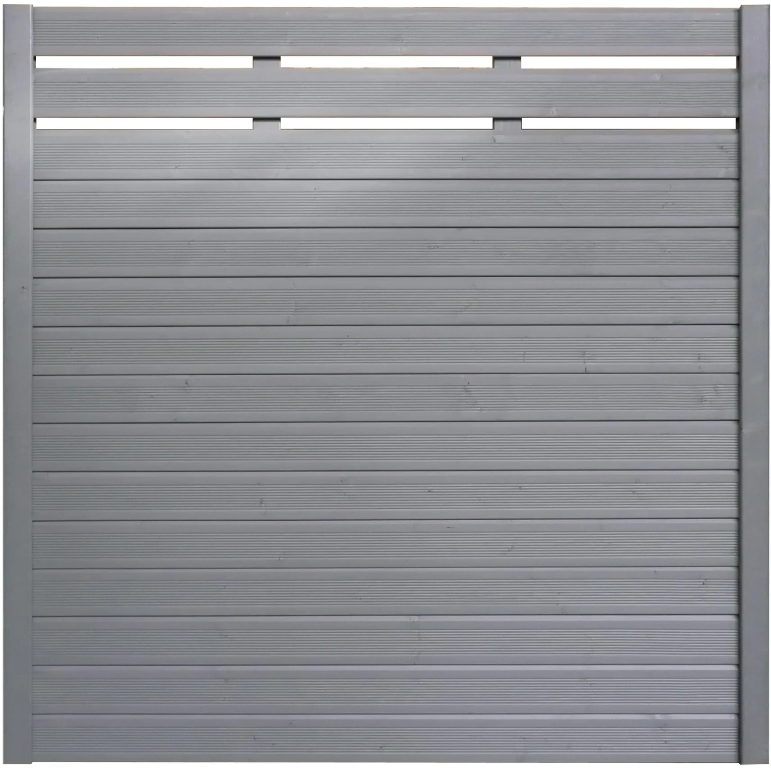Sichtschutzzaun-Element Typ 139 180 cm x 180 cm Basaltgrau
