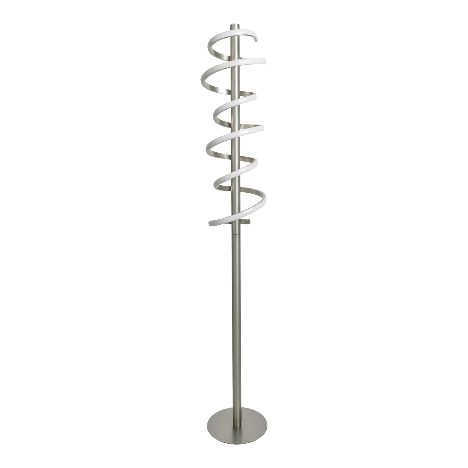 Näve LED-Stehleuchte Belleza Stahl-Blank Ø 22 cm x 140 cm