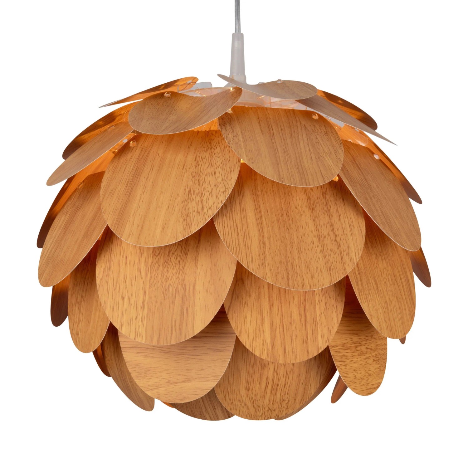 Näve Pendelleuchte Foglia Nussbaum-Braun Ø40 cm