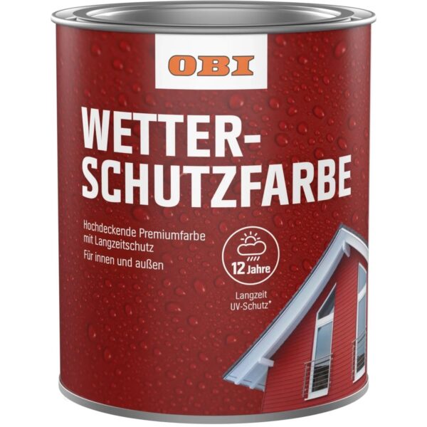 OBI Wetterschutzfarbe Anthrazit seidenmatt 750 ml