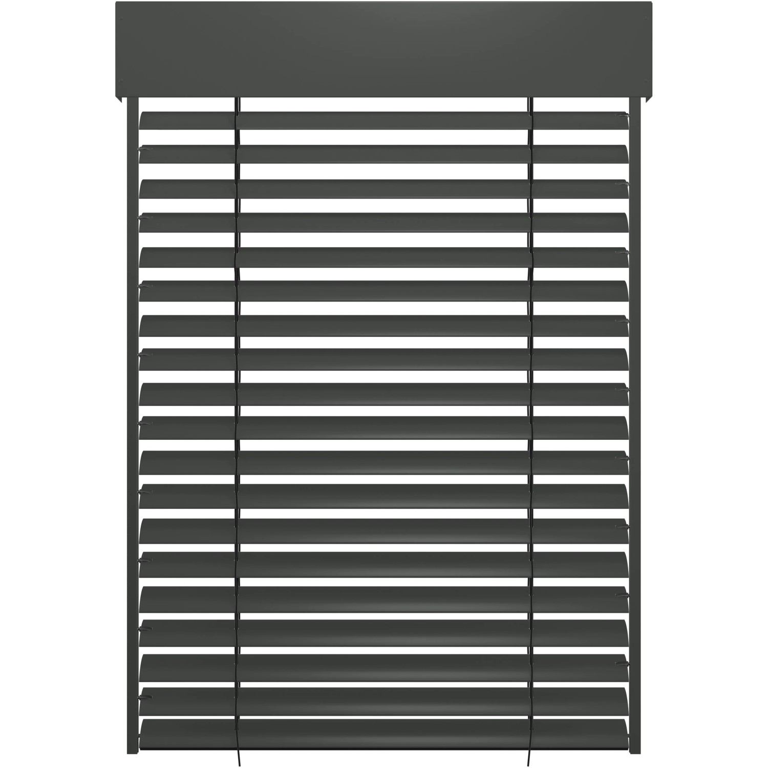 Schellenberg Sonnenschutz Raffstore Express mit Motor 220 cm x 180 cm Anthrazit