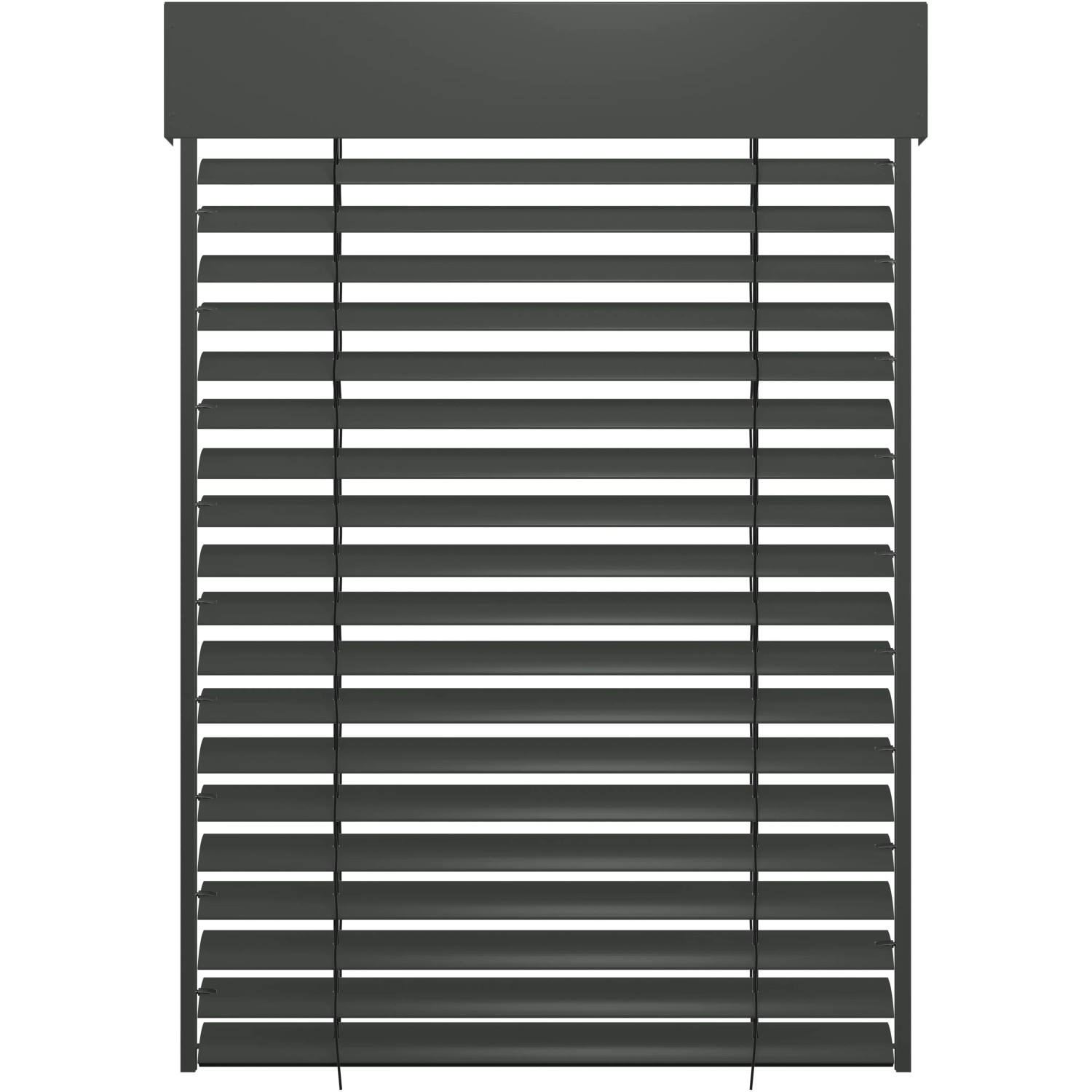 Schellenberg Sonnenschutz Raffstore Express mit Motor 170 cm x 220 cm Anthrazit