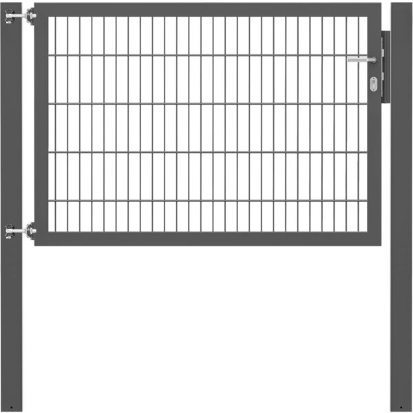 Einzeltor Flexo Plus 150 cm x 100 cm Pfosten 100 cm x 100 cm Anthrazit Einzeltor Flexo Plus 150 cm x 100 cm Pfosten 100 cm x 100 cm Anthrazit