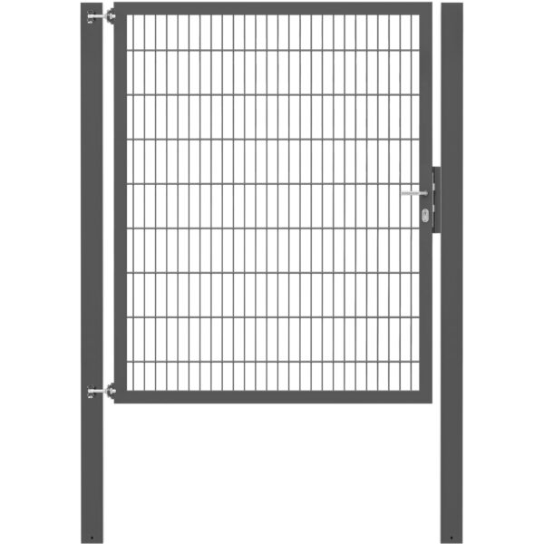 Einzeltor Flexo Plus 150 cm x 180 cm Pfosten 100 cm x 100 cm Anthrazit Einzeltor Flexo Plus 150 cm x 180 cm Pfosten 100 cm x 100 cm Anthrazit