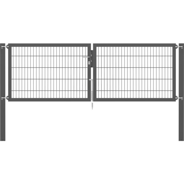 Doppeltor Flexo Plus 300 cm x 100 cm Pfosten 100 cm x 100 cm Anthrazit Doppeltor Flexo Plus 300 cm x 100 cm Pfosten 100 cm x 100 cm Anthrazit