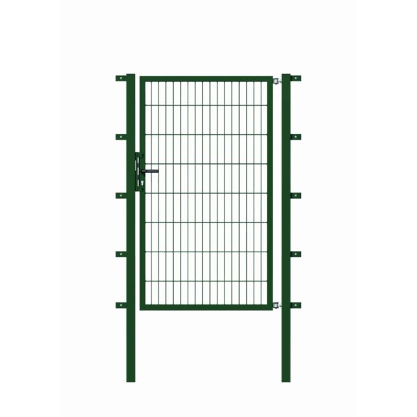 Metallzaun Einzeltor für Doppelstabmatte Grün z. Einbetonieren 100 cm x 200 cm Metallzaun Einzeltor für Doppelstabmatte Grün z. Einbetonieren 100 cm x 200 cm
