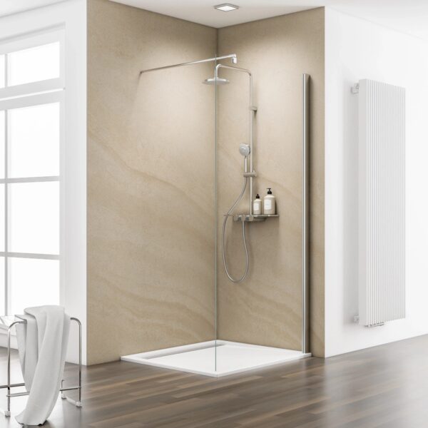 Schulte ExpressPlus Walk-In Dusche MasterClass M6 Chromoptik 200x120cm