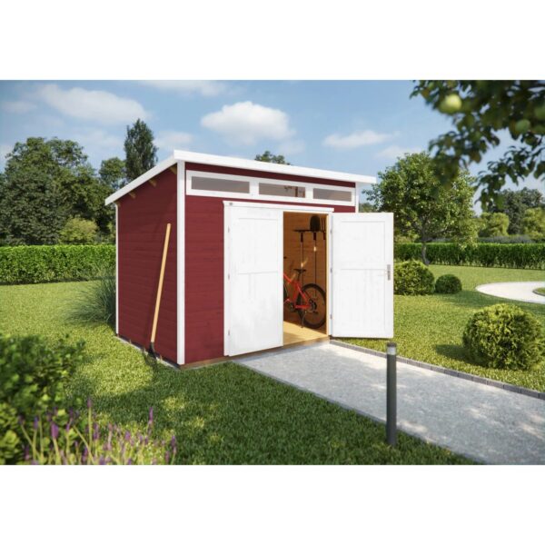 Weka Holz-Gartenhaus Weka Gartenhaus 264 Pultdach Lasiert 249 cm