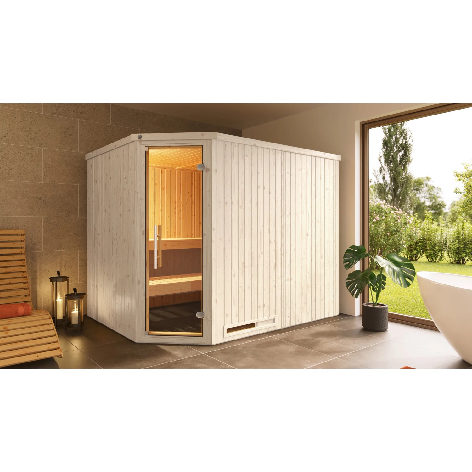 Weka Elementsauna Varberg 4 GT Trend