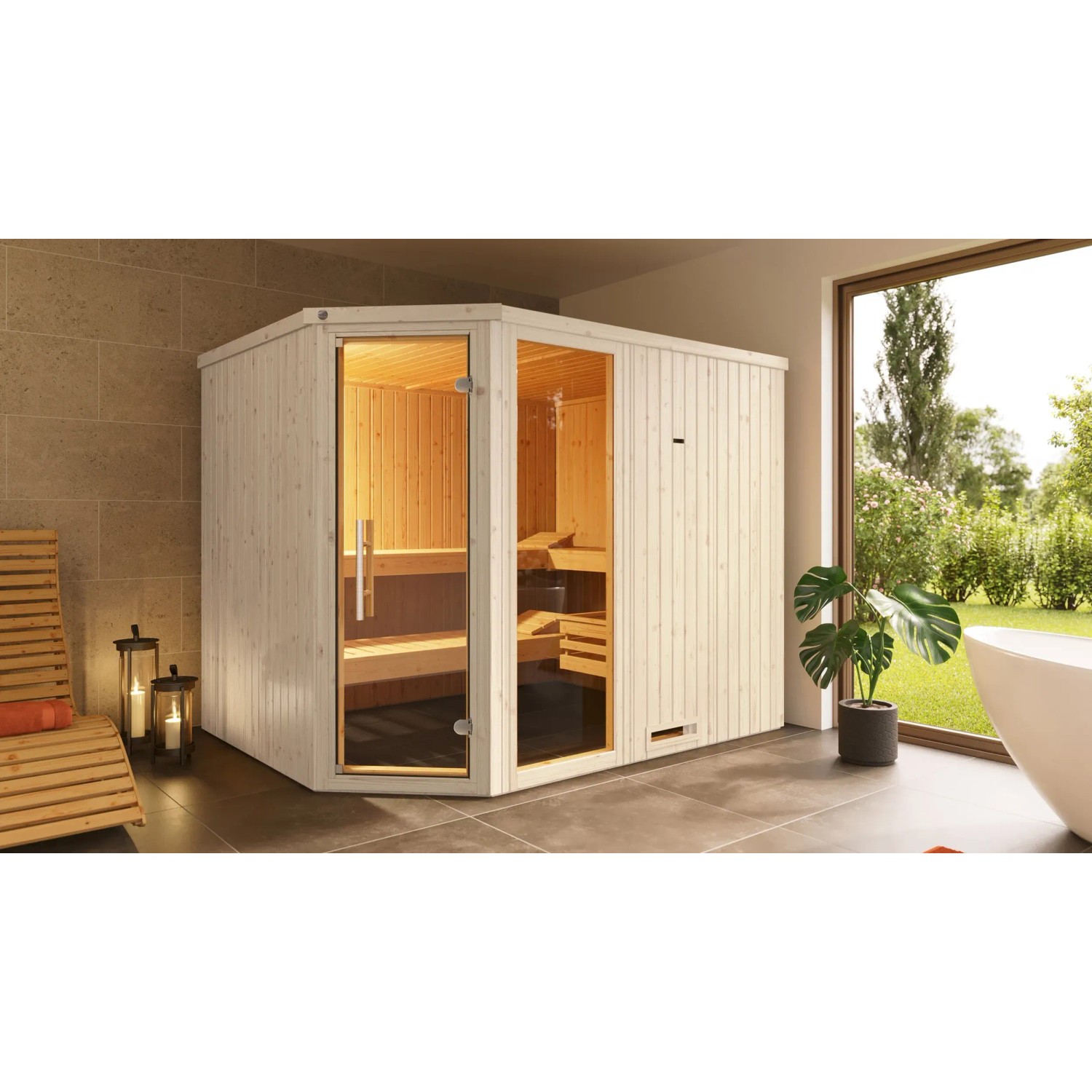 Weka Elementsauna Varberg 4 GTF Trend