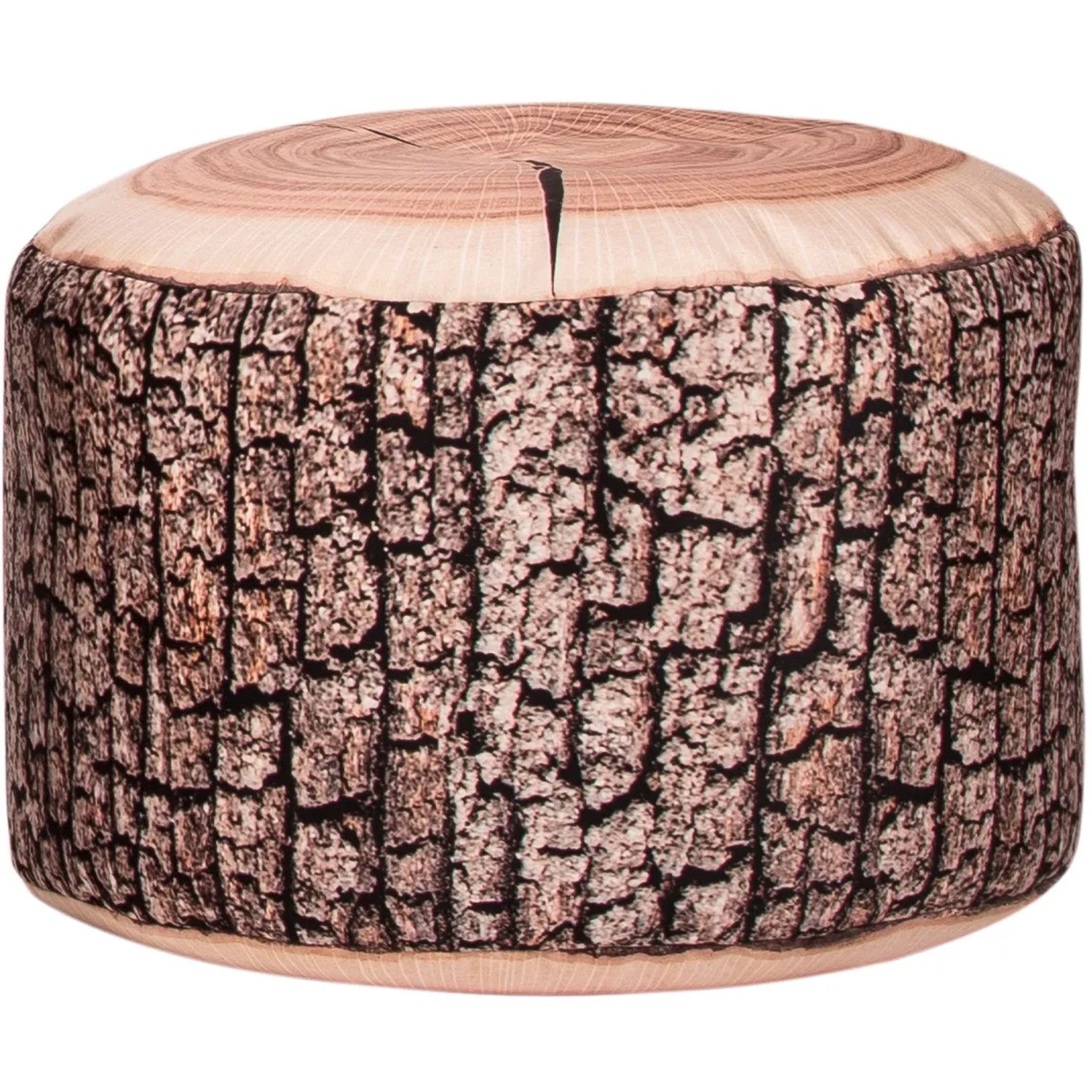 Sitting Point Hocker Wood 60, Natur Holzoptik-Muster