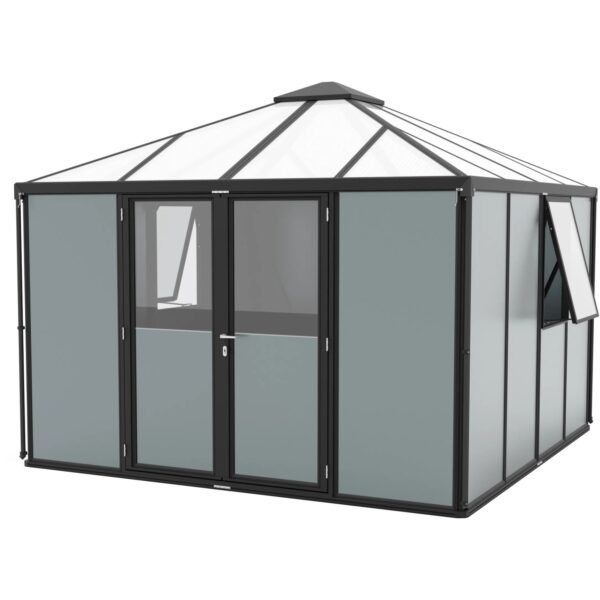 Vitavia Gerätehaus Universum Schwarz 317 cm x 321,5 cm x 264,5 cm Vitavia Gerätehaus Universum Schwarz 317 cm x 321,5 cm x 264,5 cm