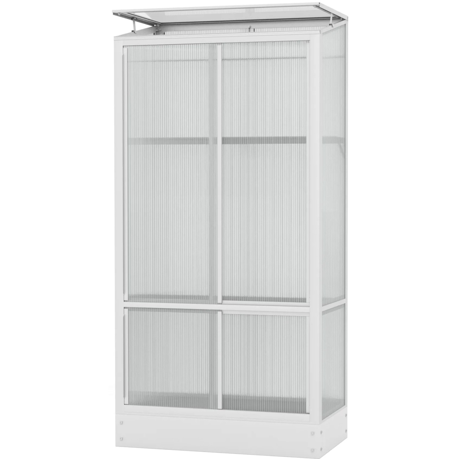 Vitavia Balkongewächshaus Polis HKP 4 mm Alu 81 x 42,8 x 168,2 cm
