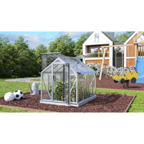 Vitavia Minigewächshaus Merlin HKP 4 mm Aluminium 87,2 cm x 120 cm x 106,5 cm