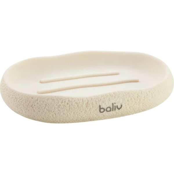 baliv Cosy Wave trend Seifenschale Polyresin Creme