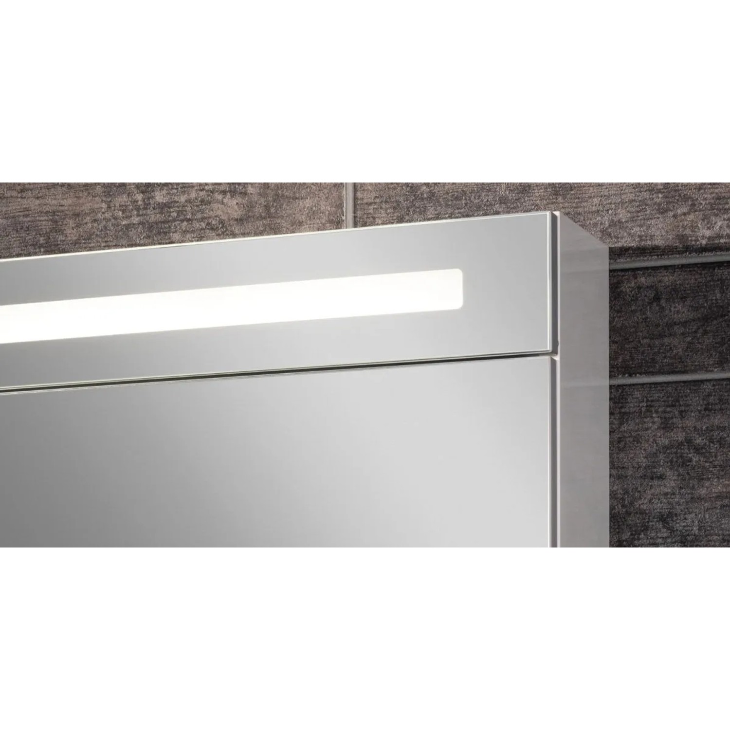 Fackelmann Badmöbel Spiegelschrank B.Clever Weiß 120 cm Softclose Türen