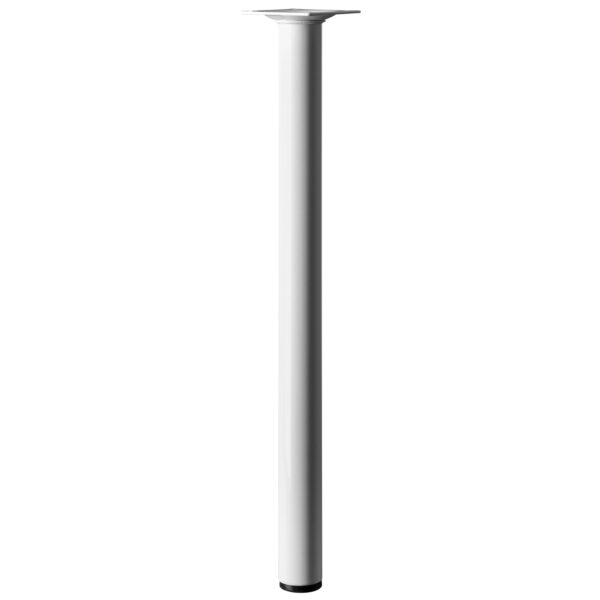 Hettich Tischbein Ø 30 mm x 400 mm Weiß Hettich Tischbein Ø 30 mm x 400 mm Weiß