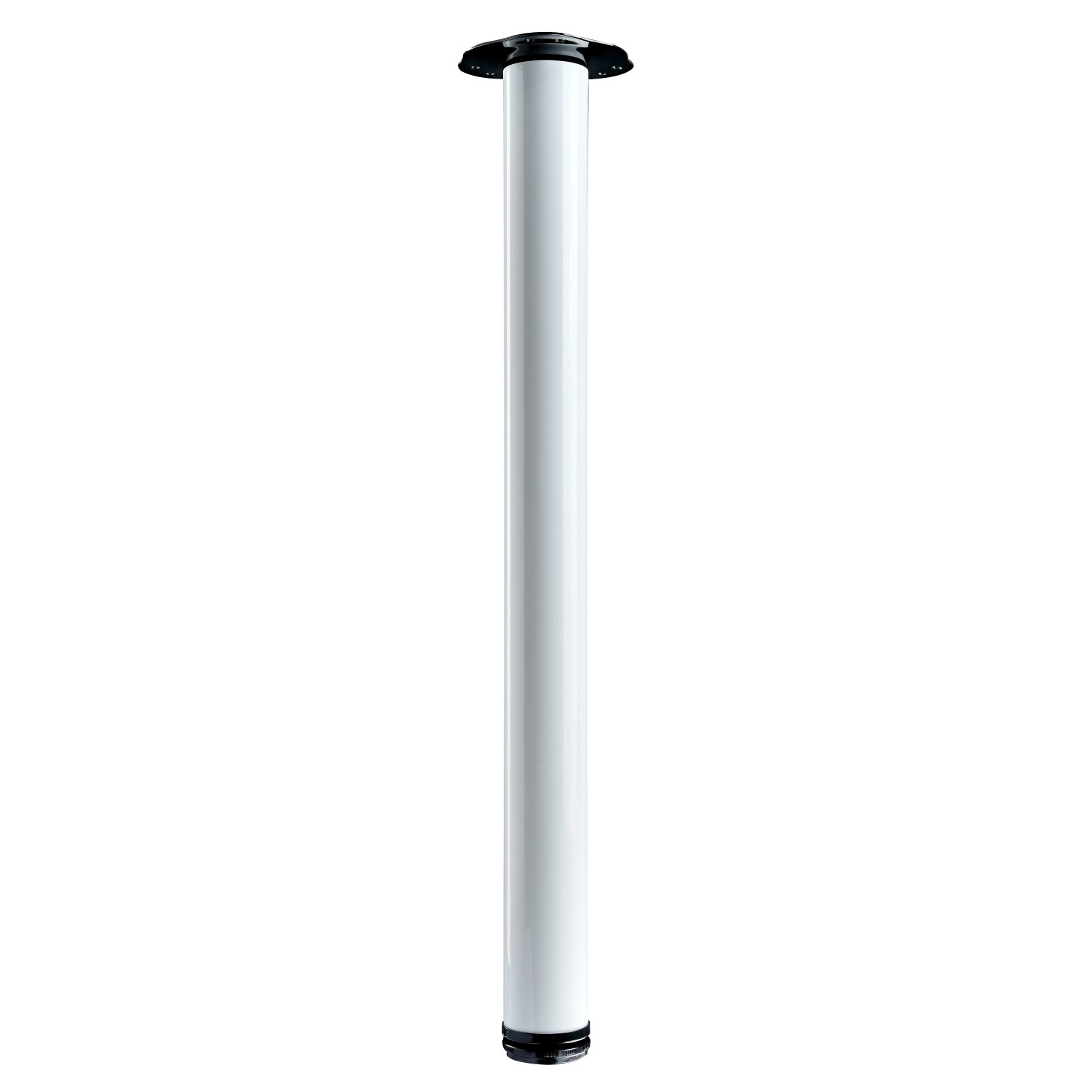 Hettich Tischbein-Set 4-teilig Ø 60 mm x 710 mm Weiß