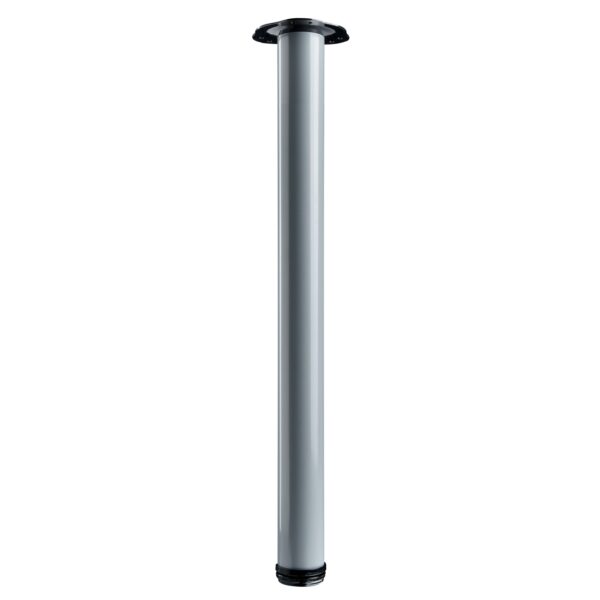 Hettich Tischbein-Set 4-teilig Ø 60 mm x 710 mm Aluminium-Optik Hettich Tischbein-Set 4-teilig Ø 60 mm x 710 mm Aluminium-Optik