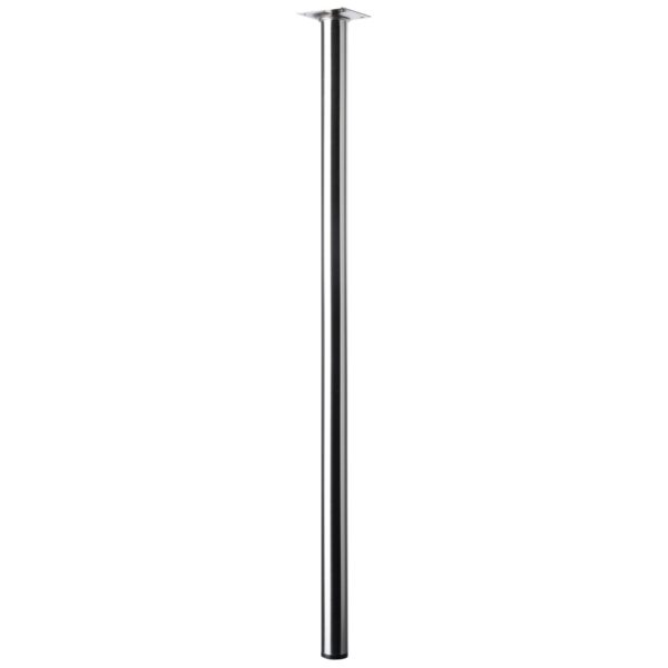 Hettich Tischbein Ø 30 mm x 700 mm Edelstahl-Optik