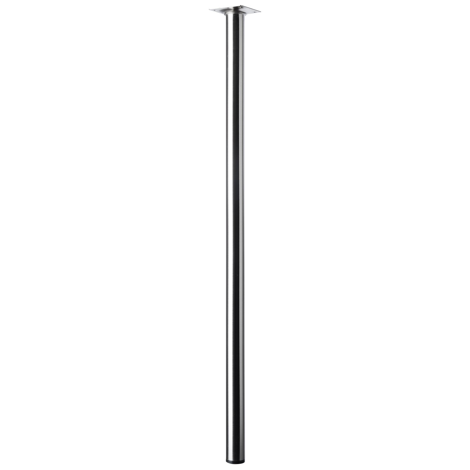 Hettich Tischbein Ø 30 mm x 700 mm Edelstahl-Optik