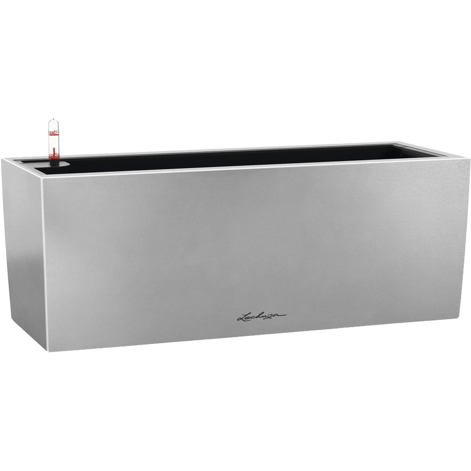 Lechuza® Pflanzgefäß Balconera Steel 50 Perlgrau 50 cm x 19 cm