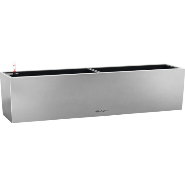 Lechuza® Pflanzgefäß Balconera Steel 80 Perlgrau 79 cm x 19 cm Lechuza® Pflanzgefäß Balconera Steel 80 Perlgrau 79 cm x 19 cm