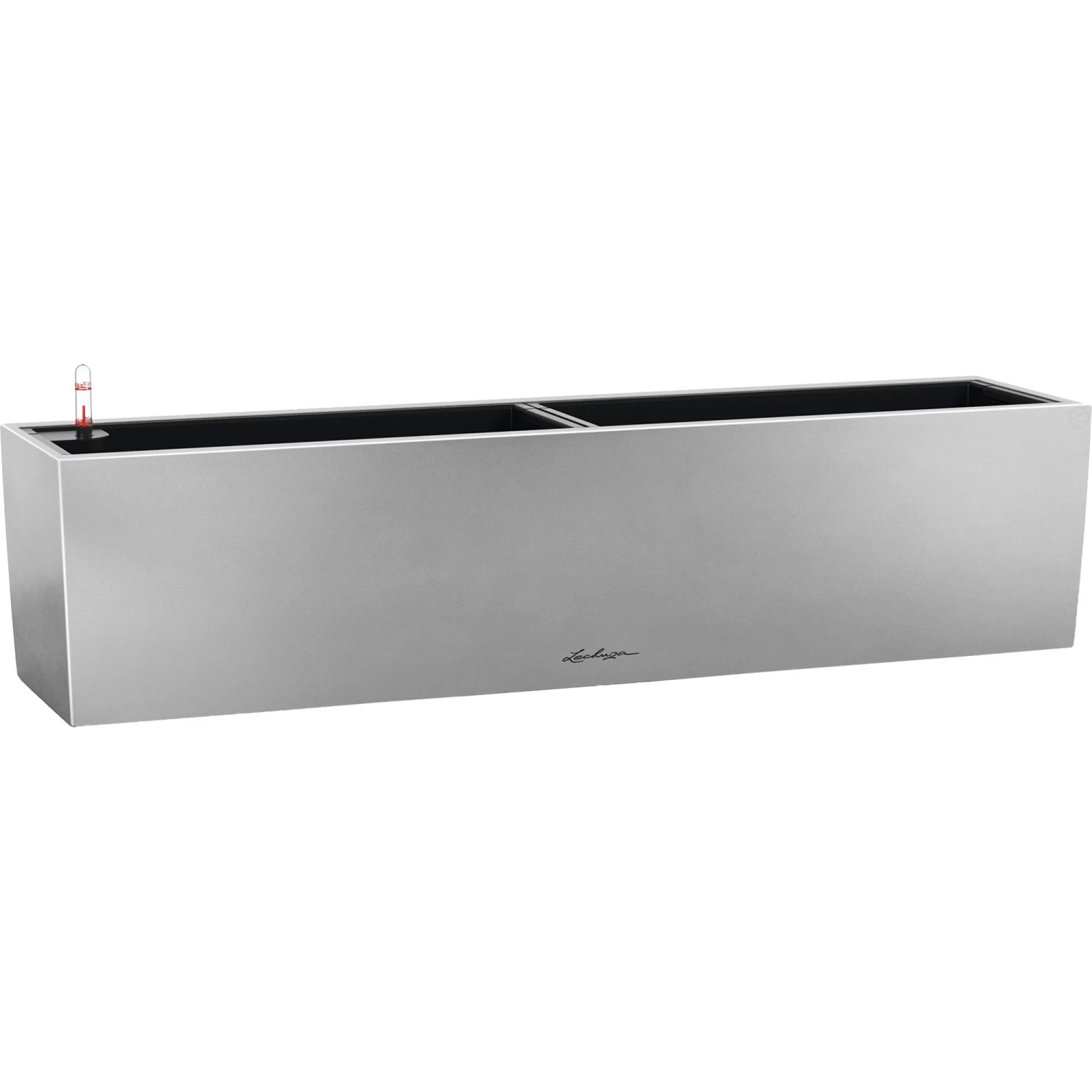 Lechuza® Pflanzgefäß Balconera Steel 80 Perlgrau 79 cm x 19 cm