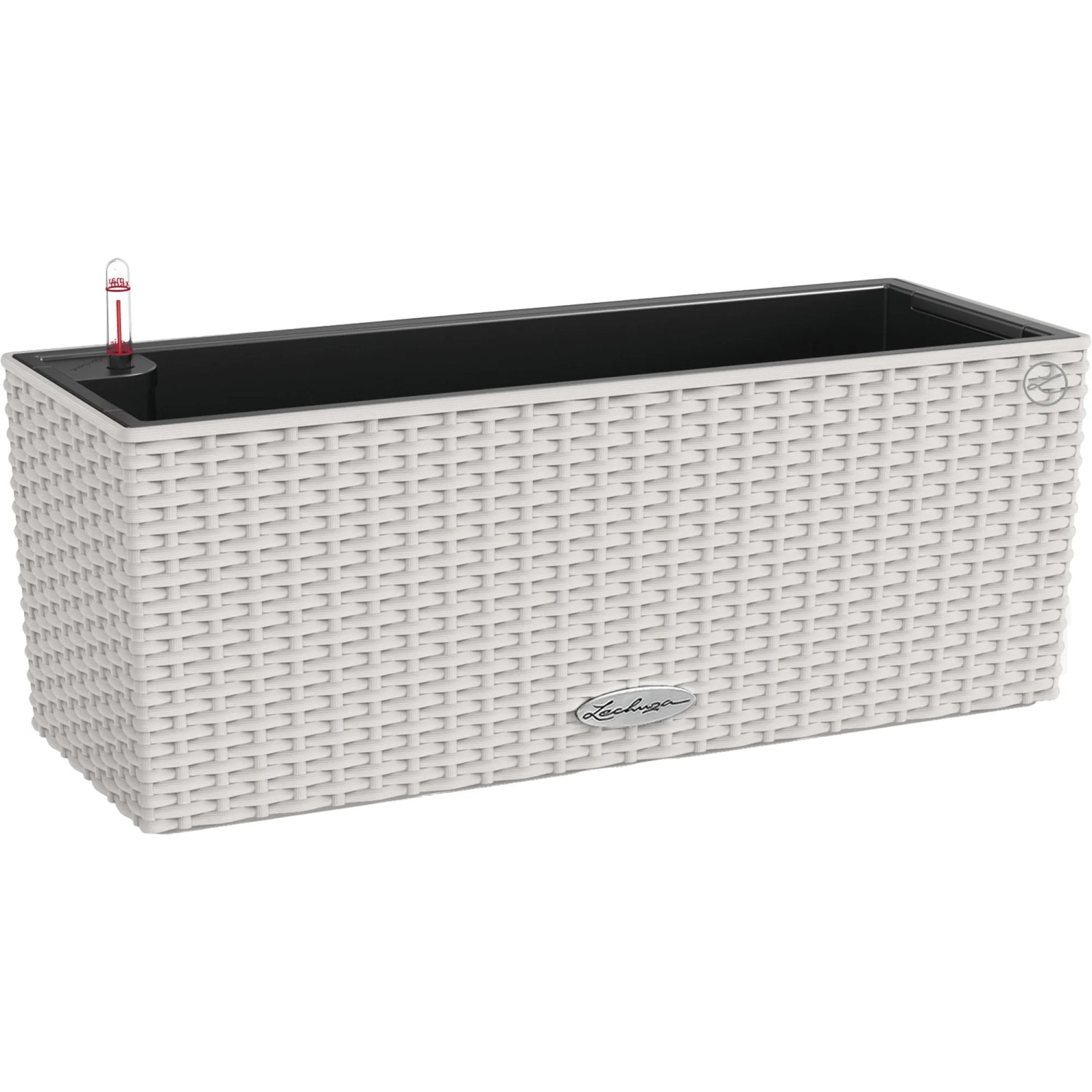 Lechuza® Pflanzgefäß Balconera Cottage 50 Lichtgrau 50 cm x 19 cm