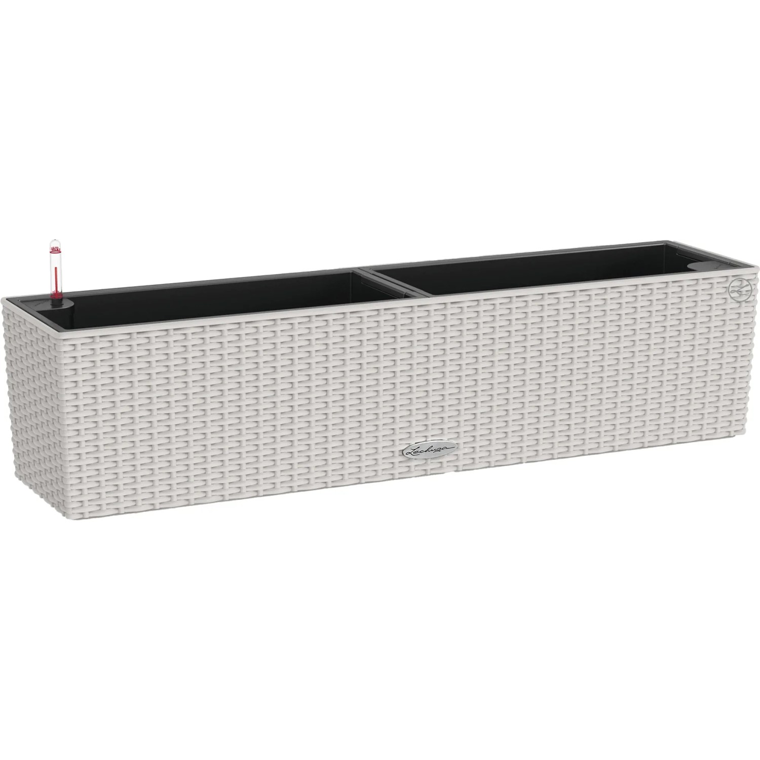 Lechuza® Pflanzgefäß Balconera Cottage 80 Lichtgrau 79 cm x 19 cm
