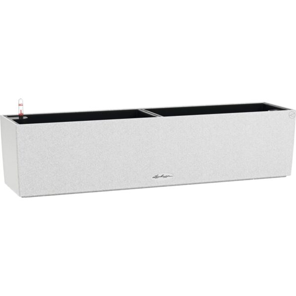 Lechuza® Pflanzgefäß Balconera Stone 80 Quarzweiß 79 cm x 19 cm