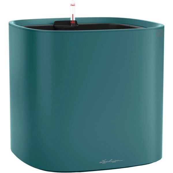 Lechuza® Pflanzgefäß Pila Color Planter 35 cm x 35 cm x 33 cm Petrolblau