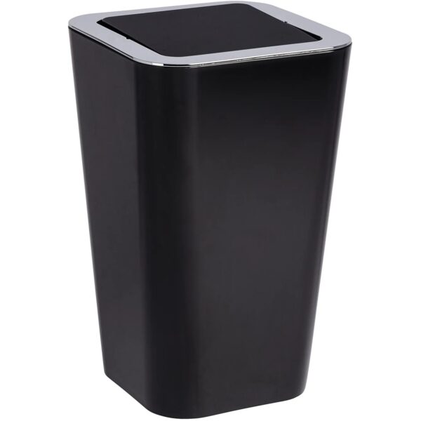 Wenko Schwingdeckeleimer Candy Black 6, Wenko Schwingdeckeleimer Candy Black 6,