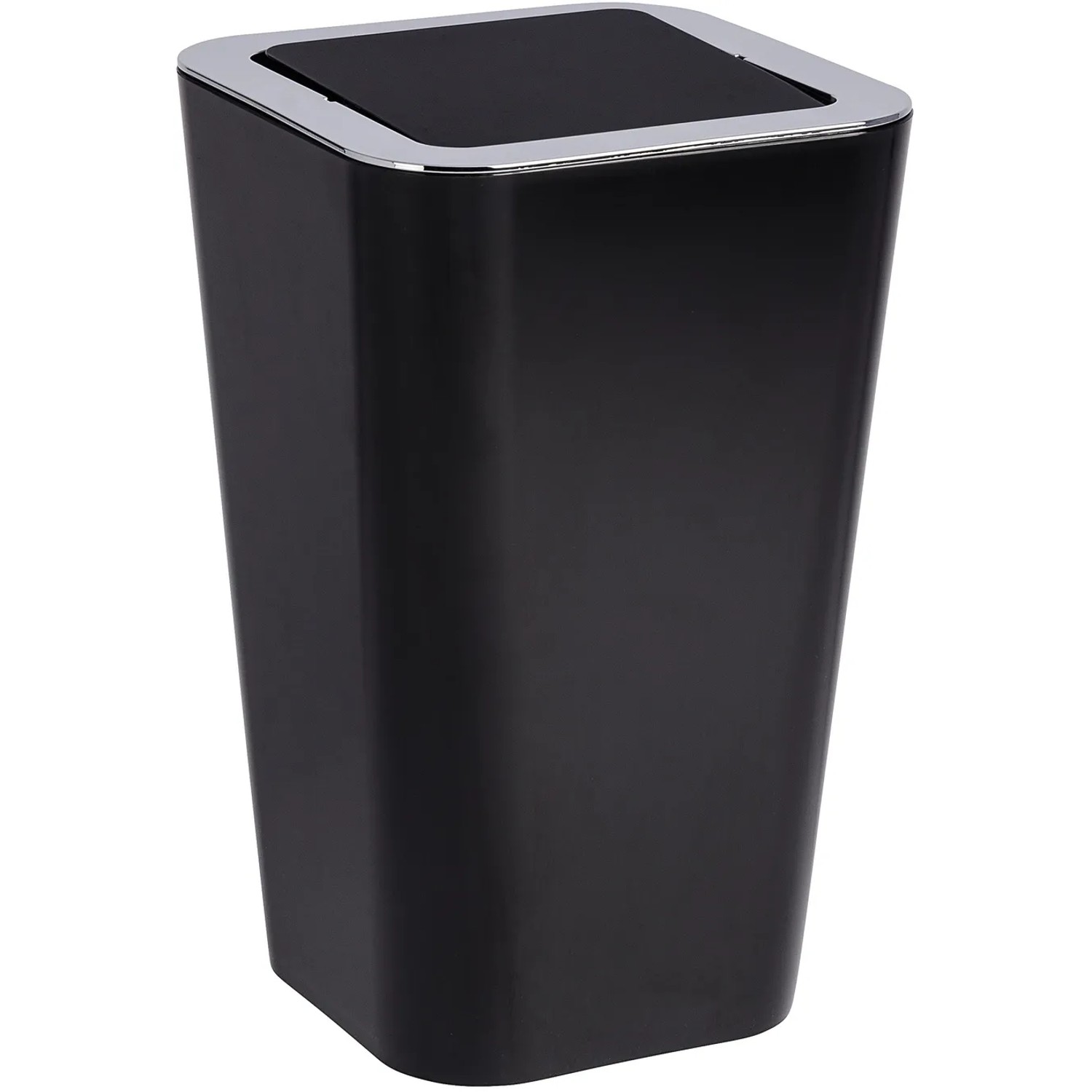 Wenko Schwingdeckeleimer Candy Black 6,