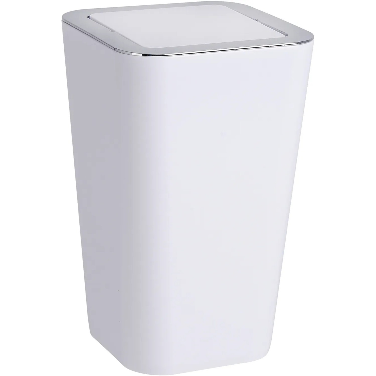 Wenko Schwingdeckeleimer Candy White 6,
