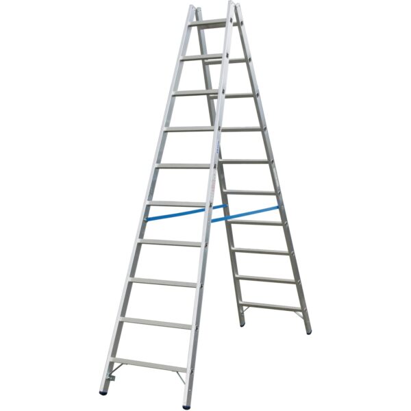 Stabilo Sprossen-Doppelleiter 2 x 10 Sprossen