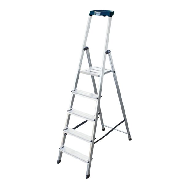 Krause Safety Stufen-Steh-Leiter 5 Stufen