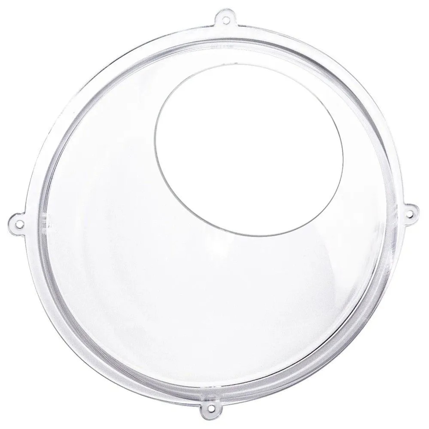 HMF 4663222 Wandregal Acrylhalbkugel Hängedisplay Durchmesser 32 cm Transparent