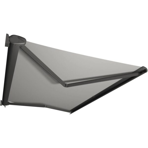 Kassettenmarkise Perform 300 x 200 cm Gestell Anthrazit Tuch Hellgrau