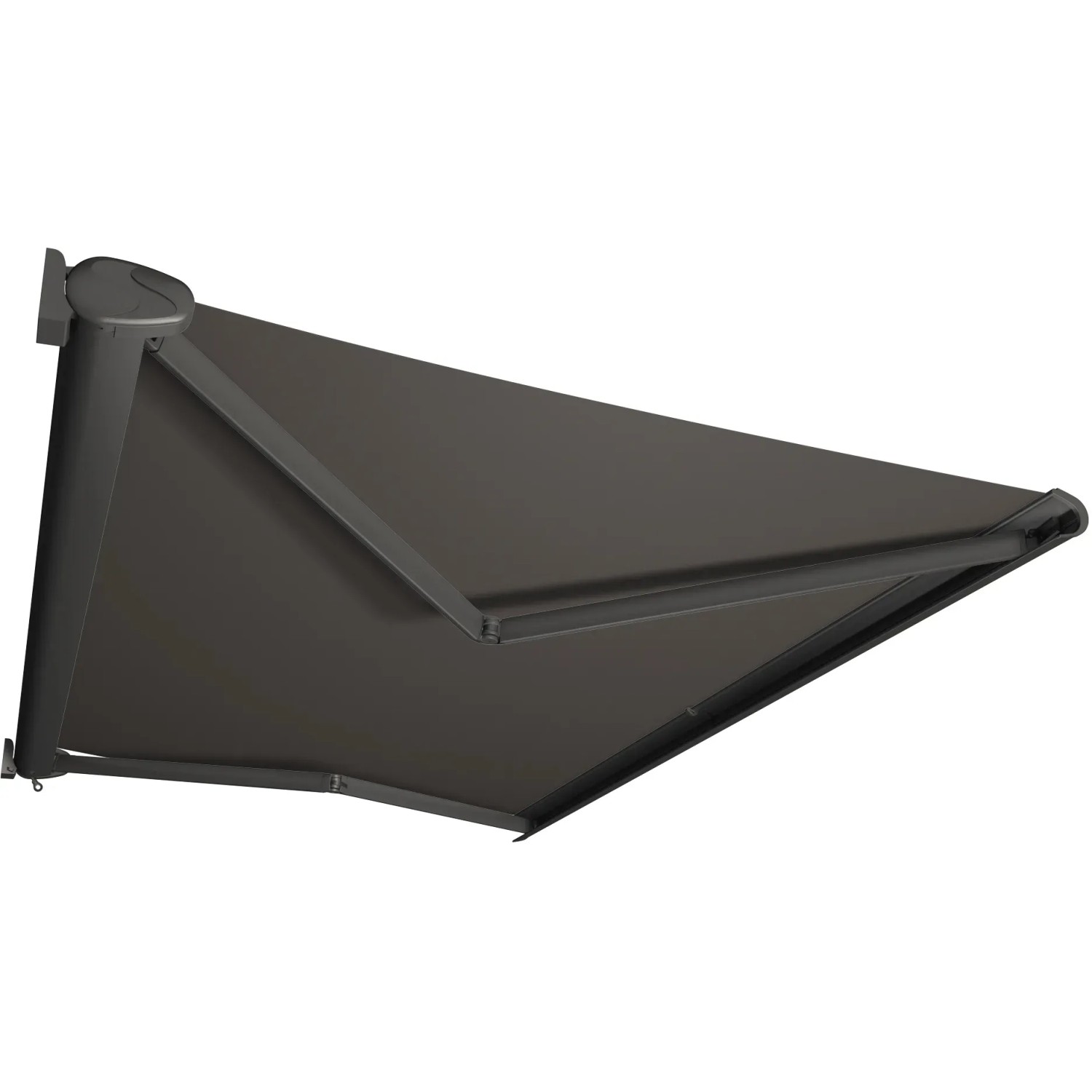 Kassettenmarkise Perform 400 x 300 cm Gestell Anthrazit Tuch Grau