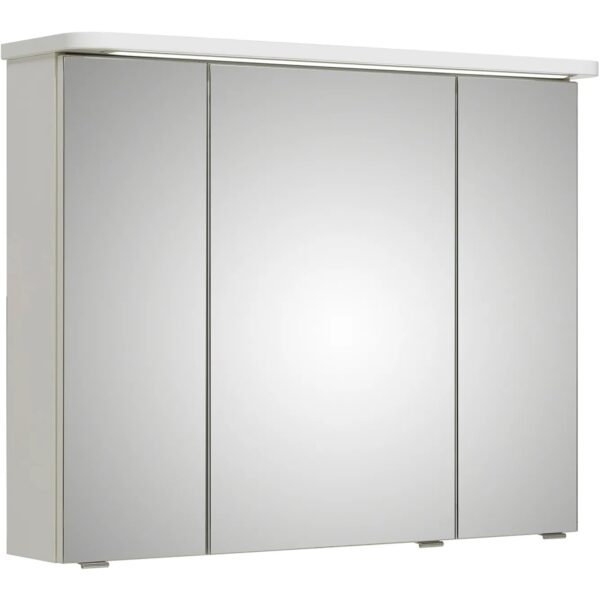 Pelipal Spiegelschrank Serie 4005 Weiß Hochglanz 90 cm